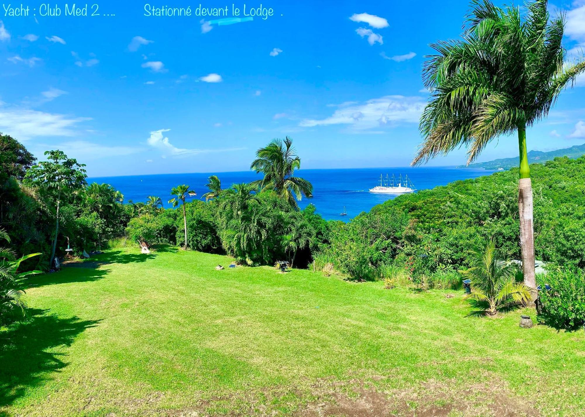 Lodge Colibris Piscine Privee Vue Panoramique Mer Et Montagne Pelee , 500 M Plage Dans Un Parc , Calme Assure Ideal Pour Decouvrir Le Nord Caraibes Ле-Карбе Екстер'єр фото